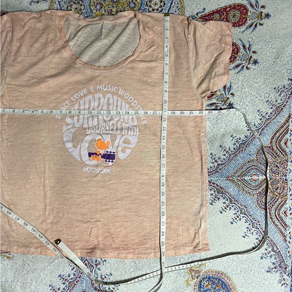 Woodstock scoop neck tee 100% cotton - Picture 3 of 4